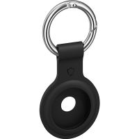 AirTag klíčenka AlzaGuard Silicone Keychain pro Airtag černá