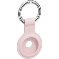 AirTag klíčenka AlzaGuard Silicone Keychain pro Airtag růžová