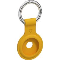 AirTag klíčenka AlzaGuard Silicone Keychain pro Airtag žlutá