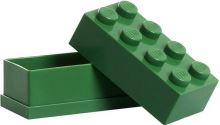 Úložný box LEGO Mini box 46 x 92 x 43 mm - tmavě zelený