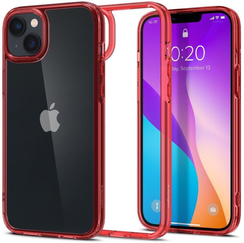 Kryt na mobil Spigen Ultra Hybrid Red Crystal iPhone 14 Plus