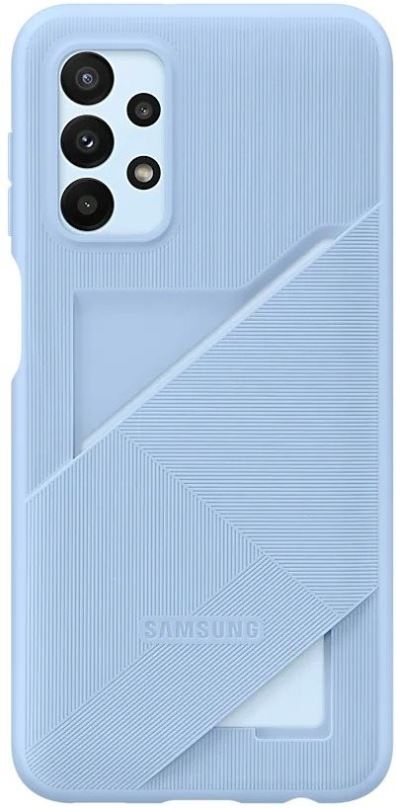 Kryt na mobil Samsung Galaxy A23 5G Zadní kryt s kapsou na kartu světle modrý