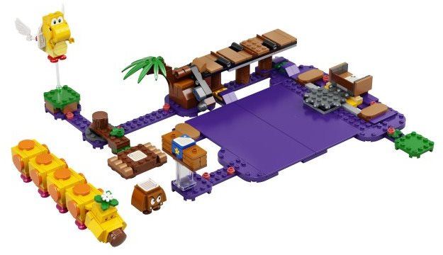 LEGO stavebnice LEGO Super Mario 71383 Wiggler a jedovatá bažina – rozšiřující set