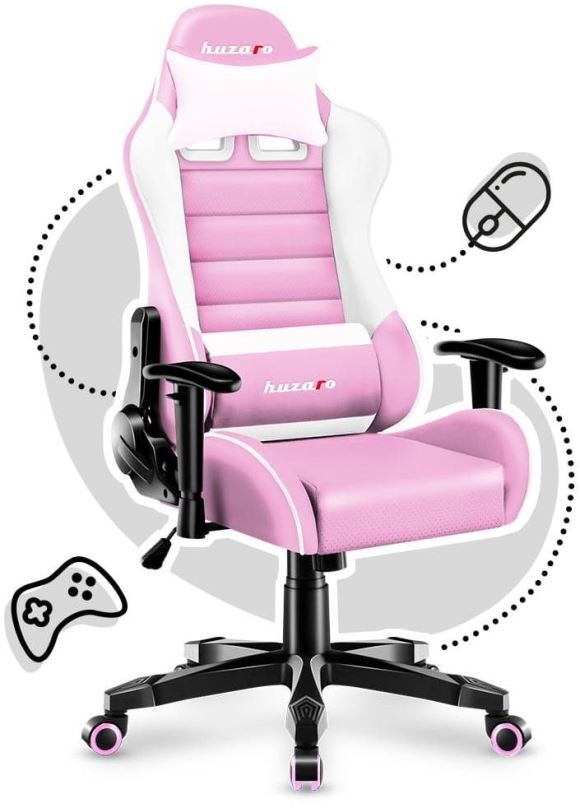 Herní židle Huzaro Dětská Herní židle HZ-Ranger 6.0, růžová