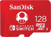 Paměťová karta SanDisk MicroSDXC 128GB Nintendo Switch