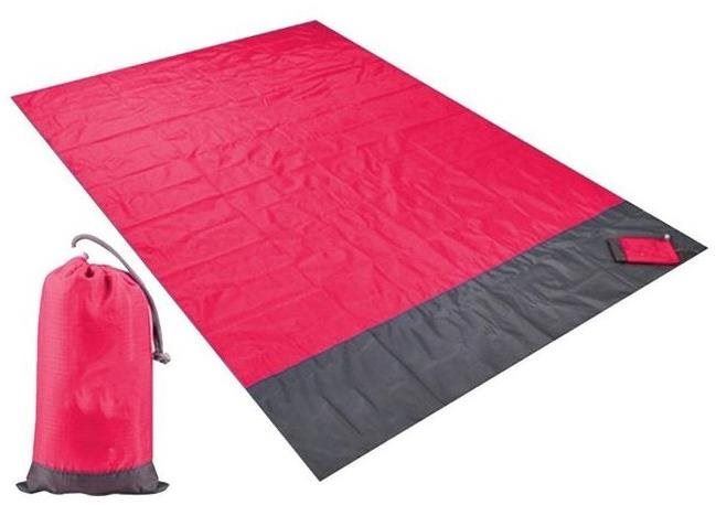 Pikniková deka Alum Magická podložka na pláž 210x200cm - růžová