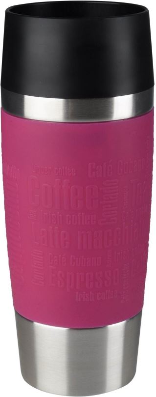 Termohrnek Tefal Cestovní hrnek 0.36l TRAVEL MUG růžová/nerez K3087114