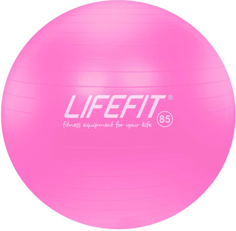 Gymnastický míč LifeFit Anti-Burst 85 cm, růžový