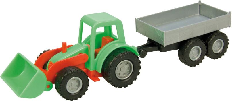 Auto Mini Compact traktor s přívěsem