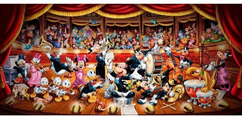 Puzzle Clementoni Puzzle Disney orchestr 13200 dílků