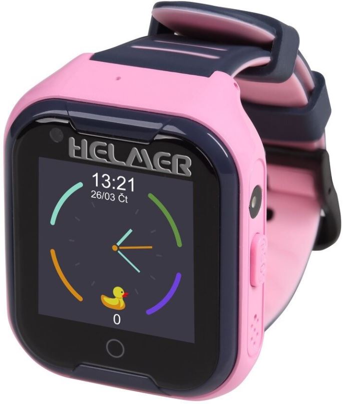 Chytré hodinky Helmer LK 709, růžové