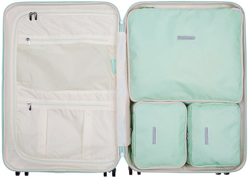 Packing Cubes Suitsuit sada obalů Perfect Packing system vel. M Luminous Mint