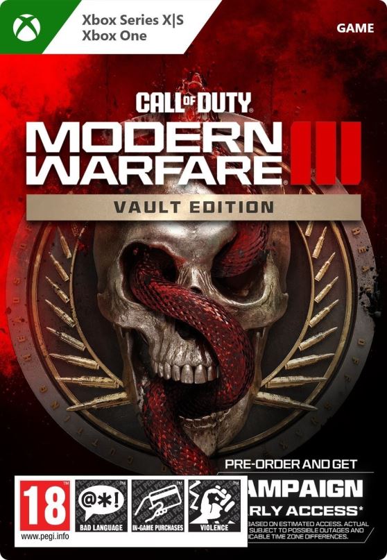 Hra na konzoli Call of Duty: Modern Warfare III: Vault Edition - Xbox Digital