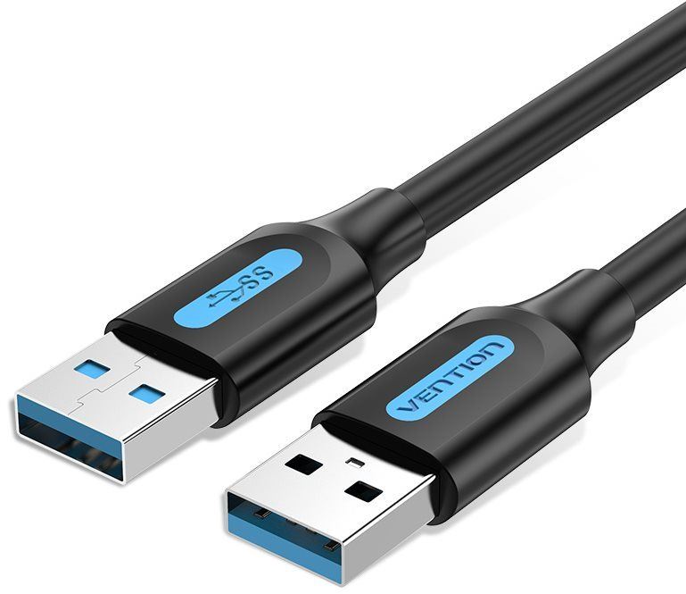 Datový kabel Vention USB 3.0 Male to USB Male Cable 1.5M Black PVC Type