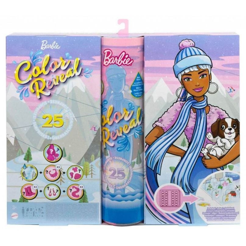 Mattel Adventní kalendář Barbie Color Reveal, HBT74