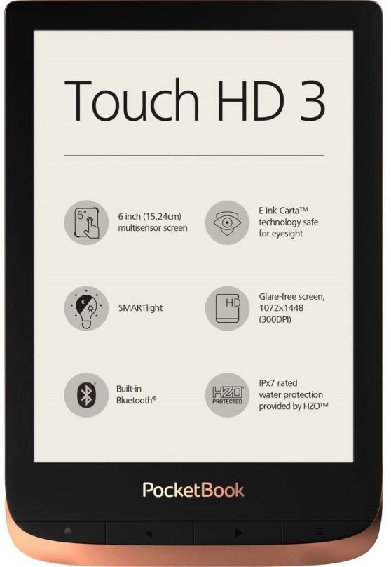 Elektronická čtečka knih PocketBook 632 Touch HD 3 Spicy Copper