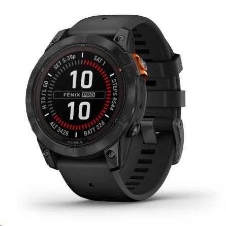 Chytré hodinky Garmin Fenix 7 Pro Gray/Black Band