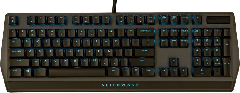 Herní klávesnice Dell Alienware Low-profile RGB Mechanical Gaming Keyboard AW510K Dark Side of the Moon - US