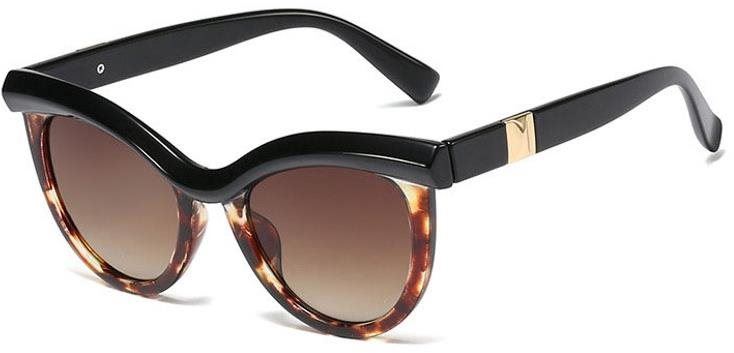 Sluneční brýle NEOGO Lynne 3 Black Leopard / Brown
