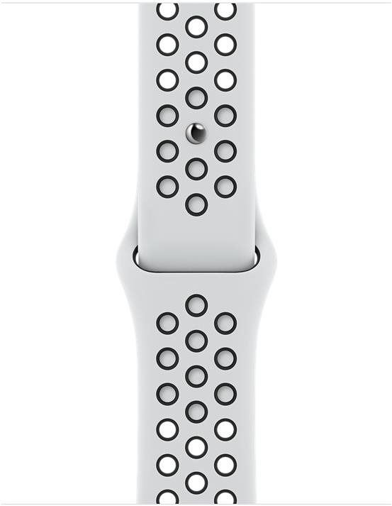 Řemínek Apple Watch 41mm platinový/černý sportovní řemínek Nike