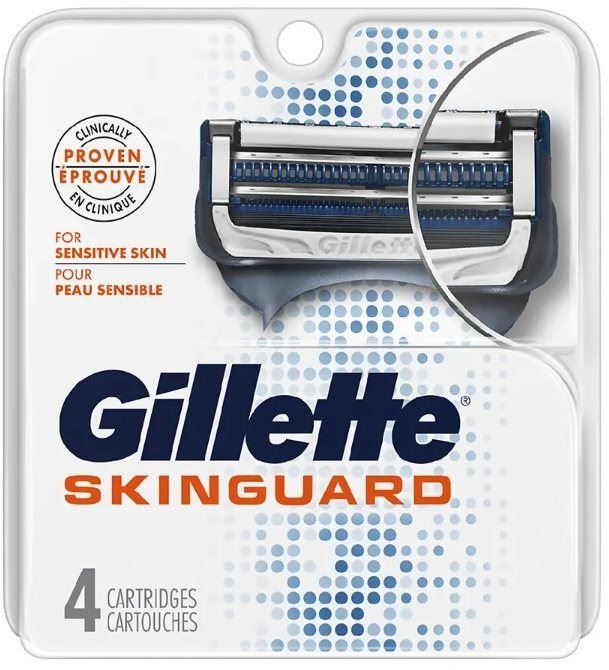 Pánské náhradní hlavice GILLETTE Skinguard Sensitive 4 ks