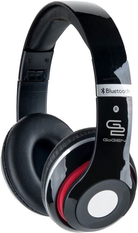 Bezdrátová sluchátka Gogen HBTM 41BR černo-červená