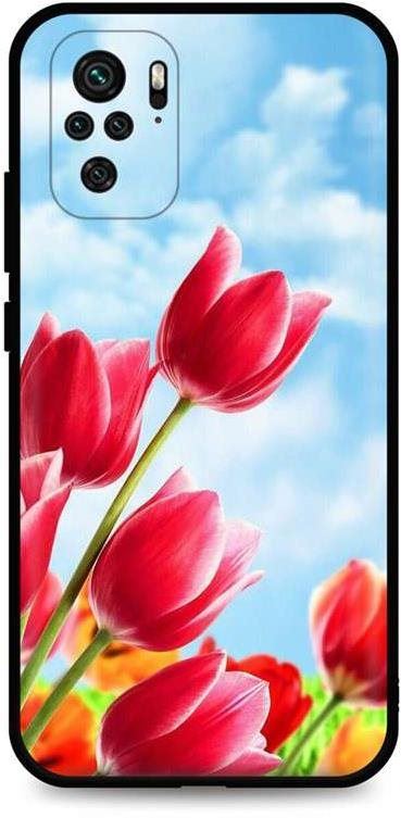 Kryt na mobil TopQ Xiaomi Redmi Note 10 silikon Tulips 59224