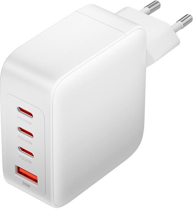 Nabíječka do sítě Vention 4-Port USB (C + C + C + A) GaN Charging Kit (140W/140W/30W/18W) EU-Plug White