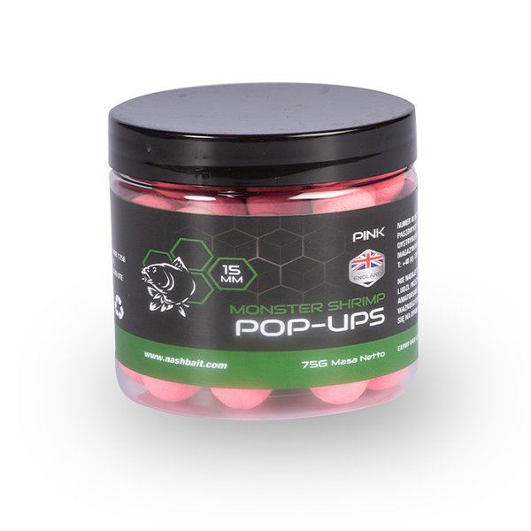 Nash Pop-Up Monster Shrimp Pink 75g 12mm