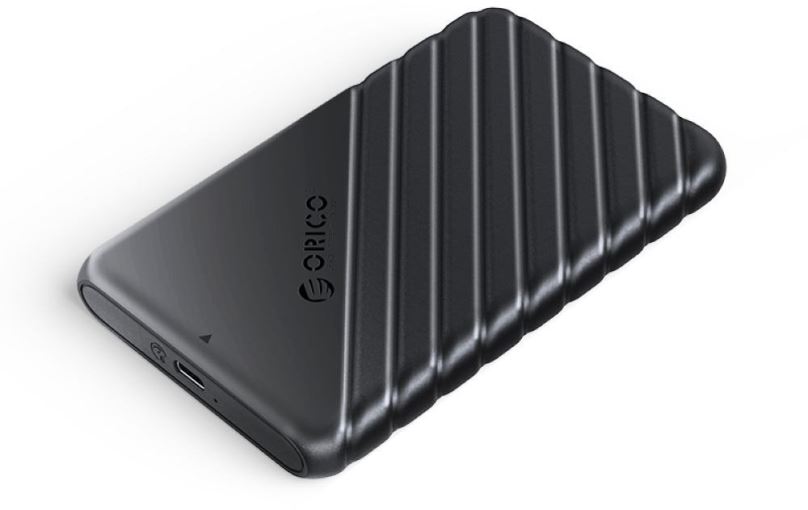 Externí box ORICO-2.5 inch USB3.1 Gen1 Type-C Hard Drive Enclosure (Type-C to Type-C Cable) Černá