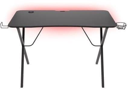 Herní stůl Genesis HOLM 200 s RGB podsvícením,  113x60 cm