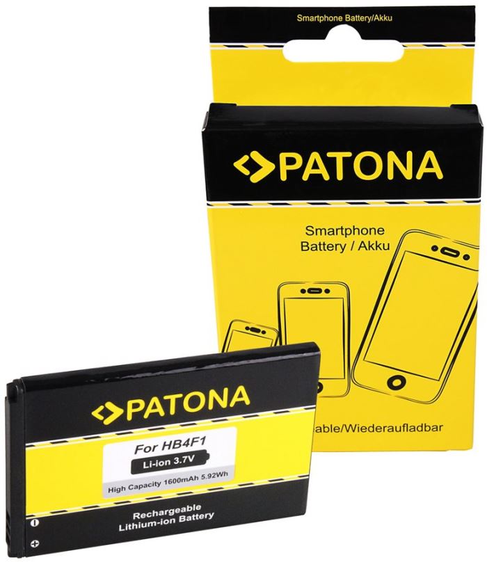 Baterie pro mobilní telefon PATONA pro Huawei HB4F1 1600mAh 3,7V Li-Ion