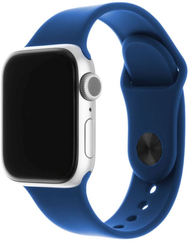 Řemínek FIXED Silicone Strap SET pro Apple Watch 42/44/45/Ultra 49mm královsky modrý
