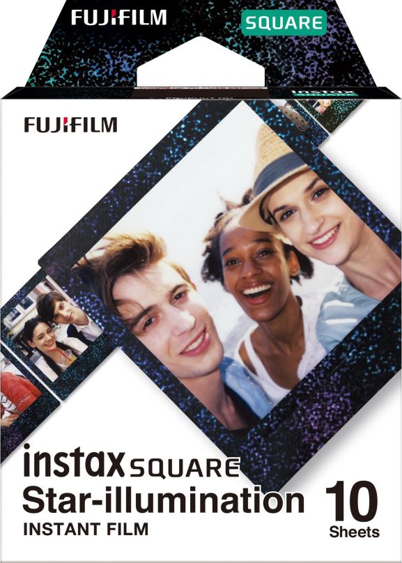 Fotopapír FujiFilm film instax square Star Illumi 10 ks