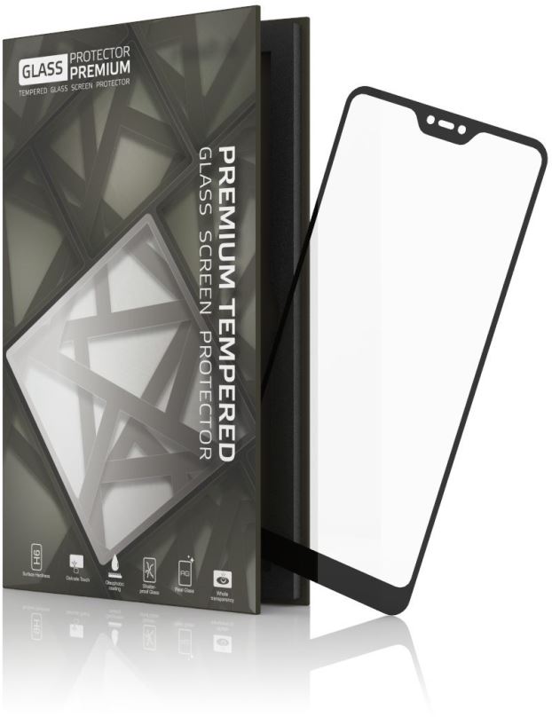 Ochranné sklo Tempered Glass Protector Rámečkové pro Xiaomi Mi A2 Lite Černé