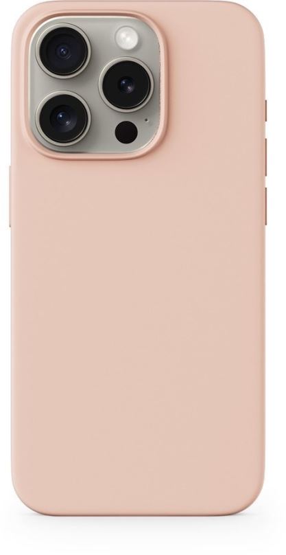 Kryt na mobil Epico Mag+ silikonový kryt pro iPhone 15 Pro s podporou MagSafe - růžový