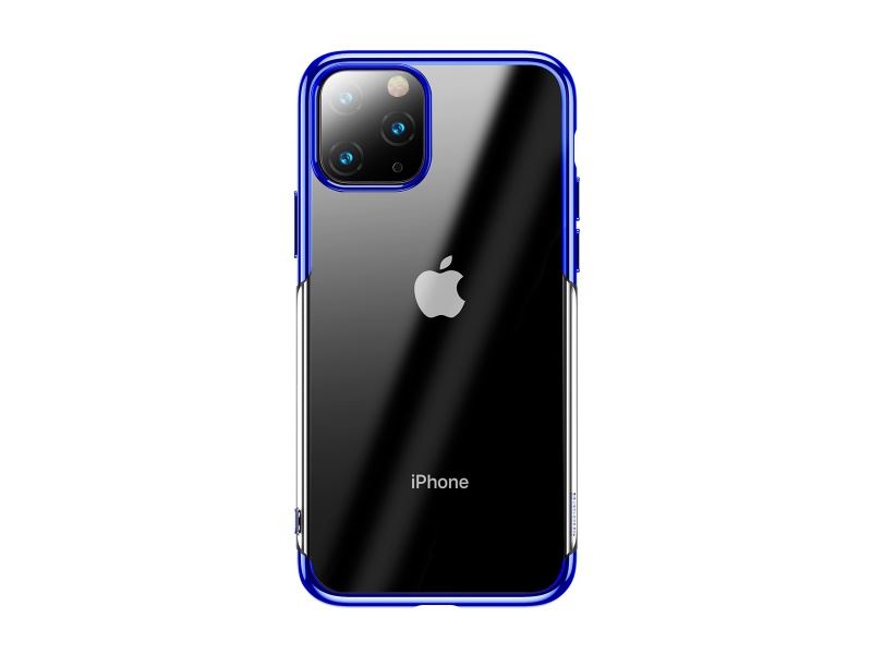 Baseus pouzdro pro Apple iPhone 11 Pro Shining transparentní-modrá