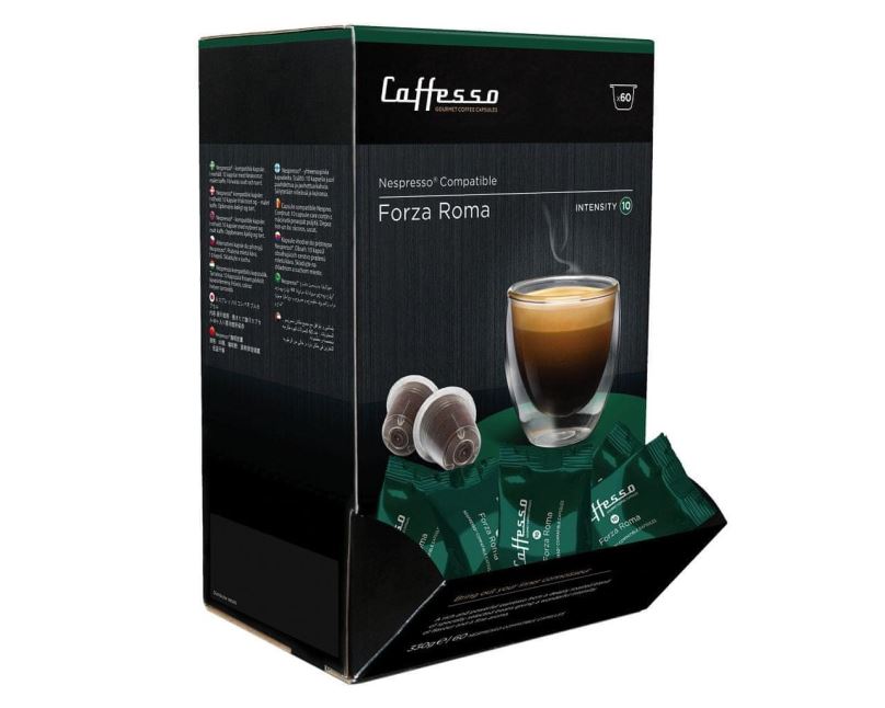 Kávové kapsle Caffesso Forza Roma 60ks