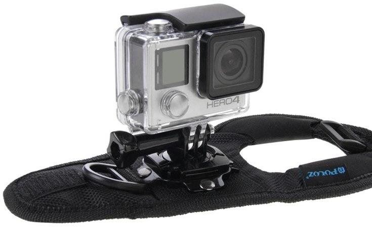 Příslušenství pro akční kameru Puluz PU162 popruh pro uchycení kamery na ruku, černý