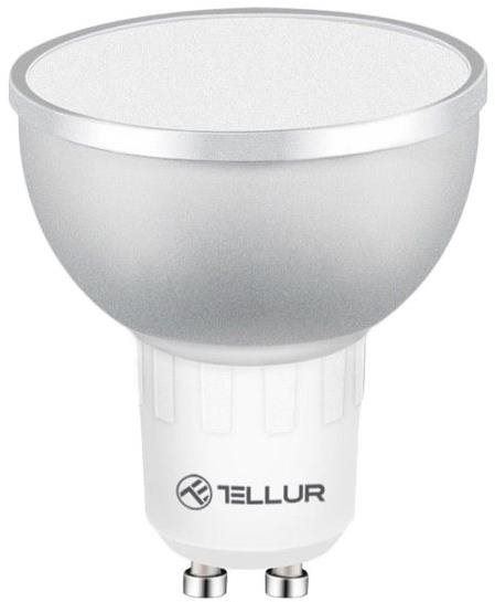 LED žárovka Tellur WiFi Smart LED RGB žárovka GU10, 5 W, čirá, teplá bílá