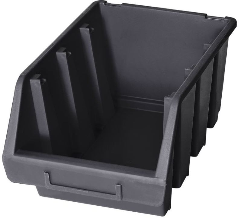 Box na nářadí Patrol Plastový box Ergobox 3 12,6 x 24 x 17 cm, černý