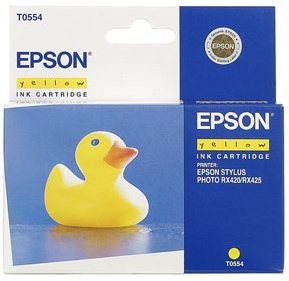Cartridge Epson T0554 žlutá