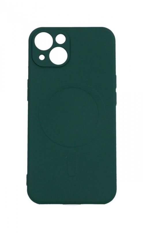 Kryt na mobil TopQ iPhone 13 mini s MagSafe tmavě zelený 66893