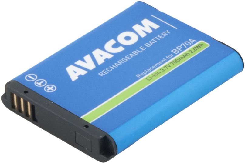 Baterie pro fotoaparát AVACOM za Samsung BP70A Li-Ion 3.7V 700mAh 2.6Wh