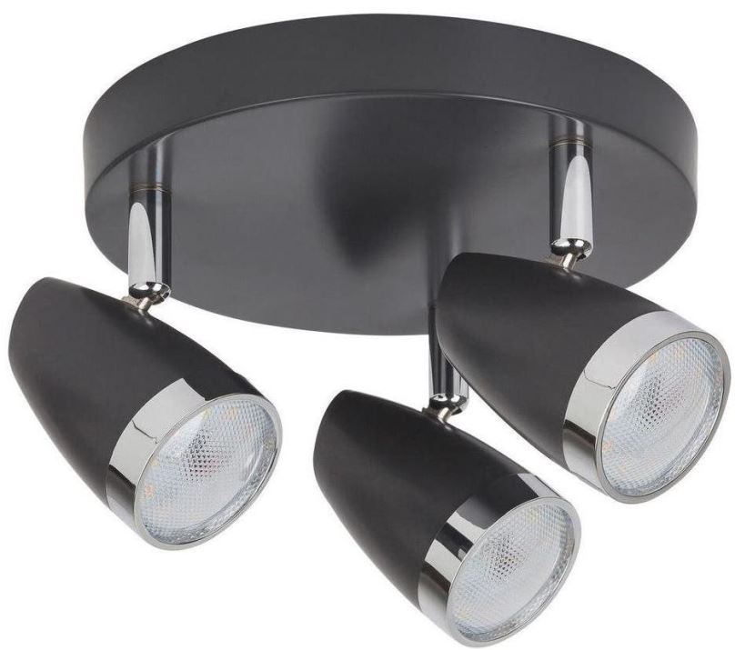 Rabalux 6514 LED přisazené stropní bodové svítidlo Karen 3x4W | 840lm | 3000K - černá