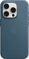 Kryt na mobil Apple iPhone 15 Pro Kryt z tkaniny FineWoven s MagSafe tichomořsky modrý