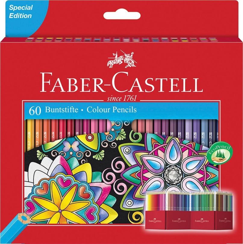 Pastelky FABER-CASTELL 60 barev