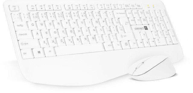 Set klávesnice a myši CONNECT IT CKM-7804-CS bílá - CZ/SK