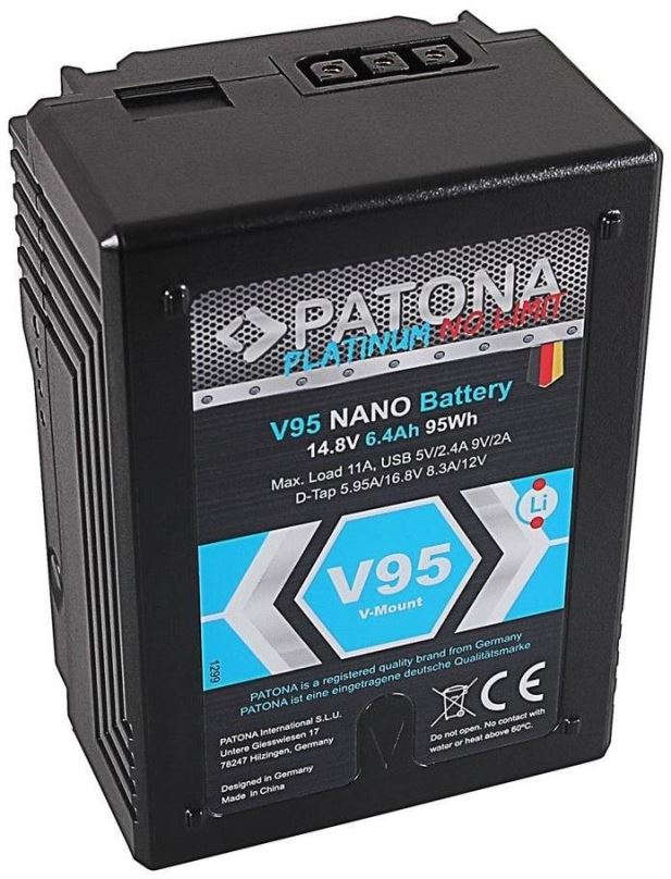 Baterie pro fotoaparát PATONA V-Mount kompatibilní se Sony V95