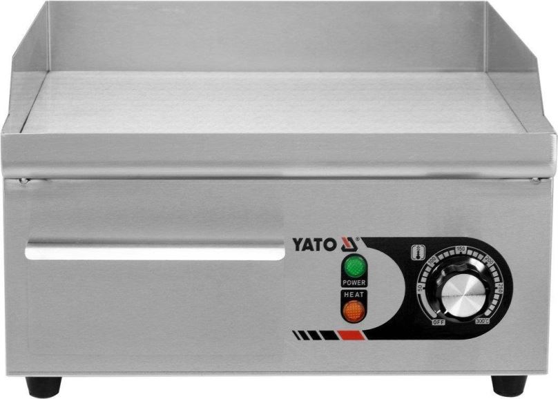 Elektrický gril YATO Grilovací deska hladká 2000W 360mm